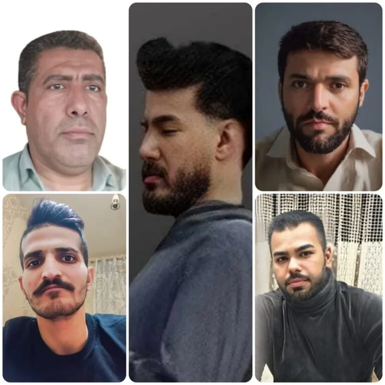 خمسة سجناء سياسيين في سجن شيبان بالأحواز يواجهون خطراً وشيكاً بالإعدام